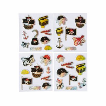 สติกเกอร์กลิตเตอร์ - ลาย: โจรสลัด (100 ชิ้น)