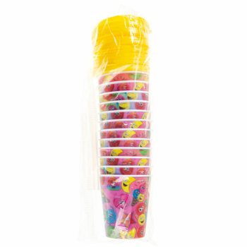 แก้วน้ำมีหลอด / แก้วไอศกรีม &ndash; สไมลีย์, 250 มล. (12 ชิ้น)