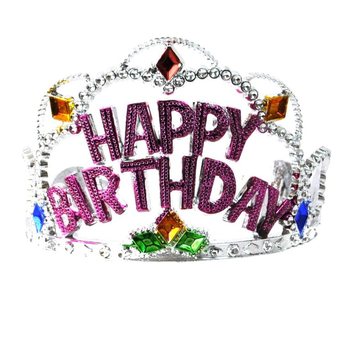 มงกุฎ HAPPY BIRTHDAY - รุ่น 3 (12 ชิ้น)