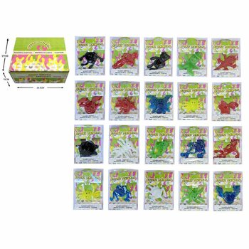 สัตว์เหนียวหนึบ - ตัวการ์ตูนสยองขวัญขนาดใหญ่ในกล่องโชว์ (60 ชิ้น)
