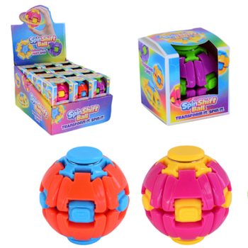 ลูกบอลฟิดเจ็ตสปินเนอร์ SPIN & POP - SPIN SHIFT BALL - กล่องดิสเพลย์ (24 ชิ้น)