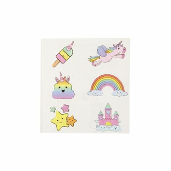 แทททูลายยูนิคอร์นแสนสนุก &ndash; รุ่น: ยูนิคอร์น (96 ชิ้น)
