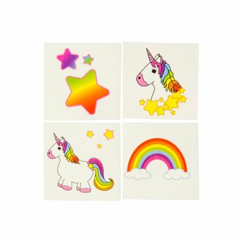 รอยสักชั่วคราวลายยูนิคอร์น (288 ชิ้น)