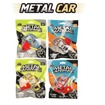 รถเหล็กยิงพร้อมกุญแจ - ในถุงของขวัญ - คละสี (24 ชิ้น)