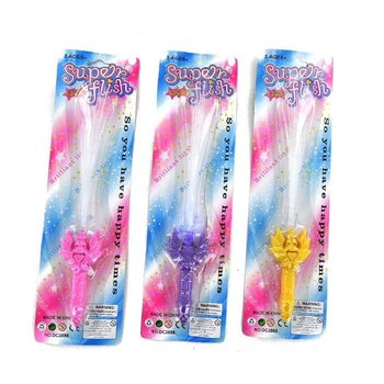 แท่งไฟเบอร์ออฟติกมีไฟ LED (แพ็ค 12 ชิ้น)
