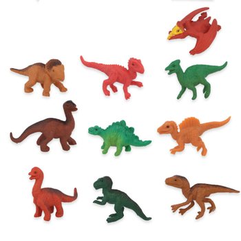 ถุงสุ่ม / Blindbag - ธีม: ไดโนเสาร์ พร้อมกล่องโชว์ (60 ชิ้น)