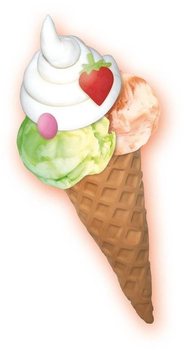 SES Creative ชุดแป้งโดว์ทำไอศกรีม (4 สี) (1 ชิ้น)