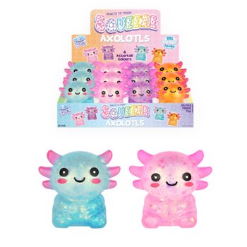 SQUEEZE AXOLOTL - ไส้เจลชูการ์ - ในกล่องดิสเพลย์ (12 ชิ้น)