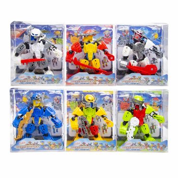 THUNDERBOLT ROBOT WARRIOR หุ่นฟิกเกอร์ในกล่องโชว์ (12 ชิ้น)