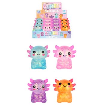 SQUEEZE AXOLOTL - ไส้เจลชูการ์ - ในกล่องดิสเพลย์ (12 ชิ้น)