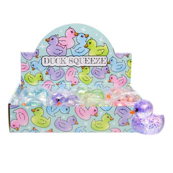 เป็ดบีบ SQUEEZE DUCK - คละสี - ในกล่องโชว์ (12 ชิ้น)