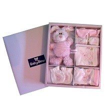 BABY BOW เซ็ตของขวัญเด็กแรกเกิด 5 ชิ้น - สำหรับเด็กผู้หญิง