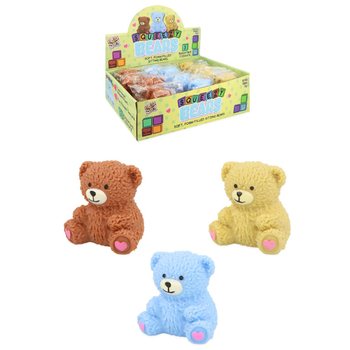 ตุ๊กตาสกุชชี่หมีบีบ Squeezy Bear - คละสี - ในกล่องดิสเพลย์ (12 ชิ้น)