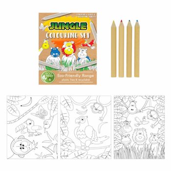 เป็นมิตรต่อสิ่งแวดล้อม – ชุดวาดเขียนสัตว์ป่าจังเกิล (25 ชุด)