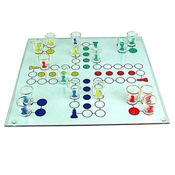 เกมกระดานลูโดกระจก | เกมบันไดงูลูโดทำจากแก้ว ราคาส่ง