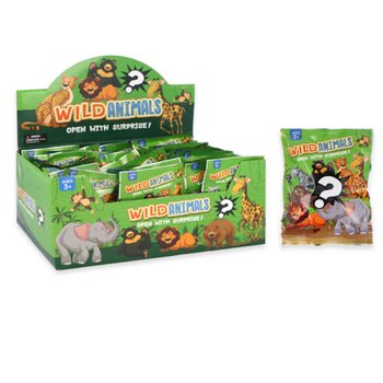 ถุงสุ่มสัตว์ป่า (Blind Bag) พร้อมกล่องโชว์ (60 ชิ้น)