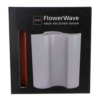 D-ZN - แจกันดอกไม้หรูหรา Flowerwave - สีส้ม (1 ชิ้น)