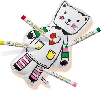 SES My First - ตุ๊กตาแมวระบายสีได้ (1 ชิ้น)