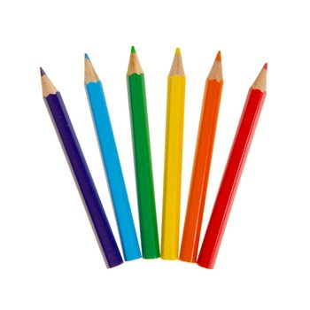 ชุดดินสอสี 6 แท่ง - ลายยานพาหนะ (24 กล่อง)