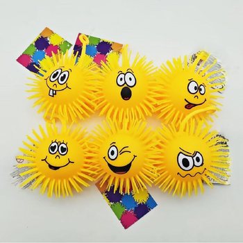 ลูกบอลพัฟเฟอร์ หน้าอารมณ์ - 10 ซม. - ในกล่องโชว์ (12 ชิ้น)