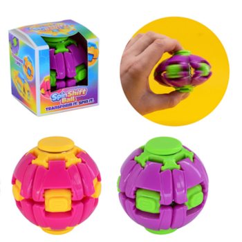 ลูกบอลฟิดเจ็ตสปินเนอร์ SPIN & POP - SPIN SHIFT BALL - กล่องดิสเพลย์ (24 ชิ้น)