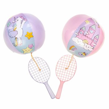 ไม้ตีแพดเดิลพร้อมลูกบอล - ยูนิคอร์น (12 ชิ้น)