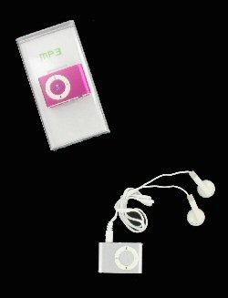 เครื่องเล่น MP3 พร้อมหูฟัง - 4GB (คละสี)