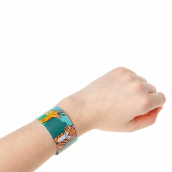 สายรัดข้อมือตบ ลายสัตว์ป่า (36 ชิ้น)