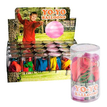 **สินค้าขายดี** ลูกโป่งพันช์บอล 3 ชิ้นในหลอด (24 หลอด x 3 ชิ้น)