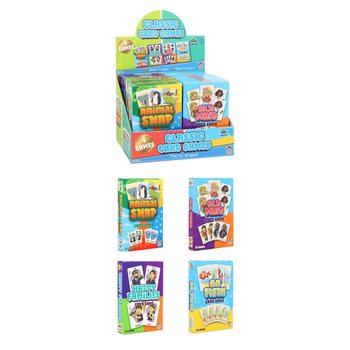 ชุดการ์ดเกมคลาสสิก คละ 4 แบบ - ในกล่องดิสเพลย์ (12 ชิ้น)