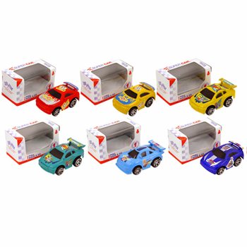รถของเล่นแบบดึงถอยหลังในกล่องของขวัญ - ชุดโชว์ (24 ชิ้น)