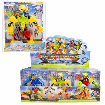 THUNDERBOLT ROBOT WARRIOR หุ่นฟิกเกอร์ในกล่องโชว์ (12 ชิ้น)