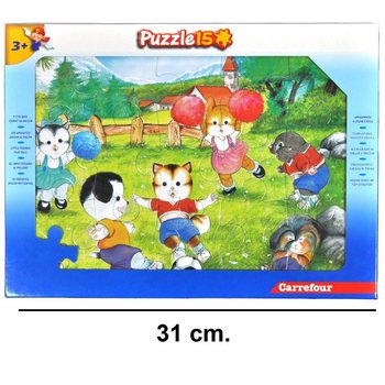 จิ๊กซอว์ขนาดใหญ่ 15 ชิ้น - รุ่น: เพื่อนซี้ (12 ชิ้น)