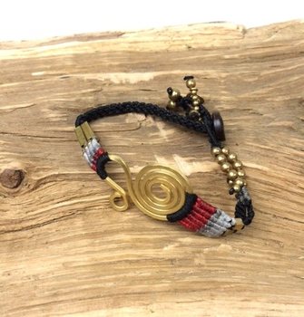 HANDMADE ORIGINALS สร้อยข้อมือสีดำ แฮนด์เมด (1 ชิ้น)