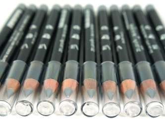 ดินสอเขียนขอบตาและขอบปาก สีเทา/เงิน (12 แท่ง)