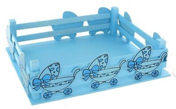 ตะกร้าตกแต่ง - สีฟ้าเบบี้บลู (2 ชิ้น)