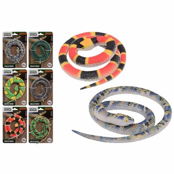 ของเล่นงู Animal World แบบมีการ์ด (60 ซม.) - ชุดดิสเพลย์ 24 ชิ้น