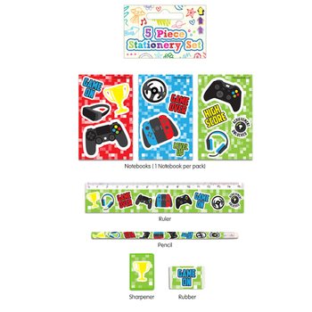 ชุดเครื่องเขียน GAMER 5 ชิ้น (24 ชุด)
