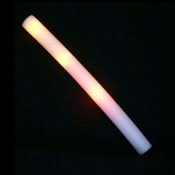 แท่งโฟมเรืองแสง LED สีเดี่ยว - แท่งปาร์ตี้ - สีส้ม (24 ชิ้น)