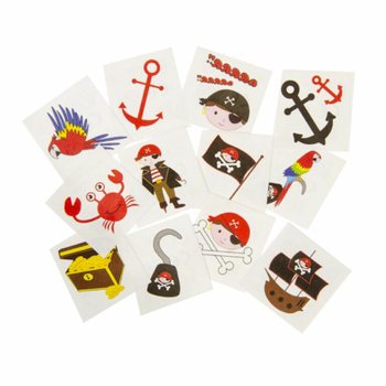 รอยสักแฟนซี (Fun Tattoo) - ธีมโจรสลัด (48 ซอง)