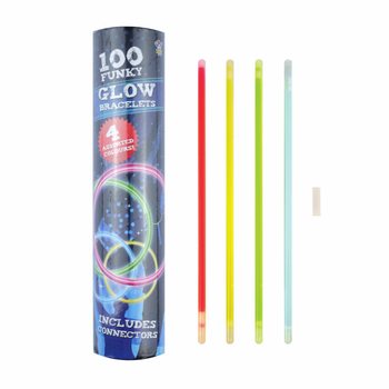 กำไลเรืองแสง Glow - 100 ชิ้นในหลอด