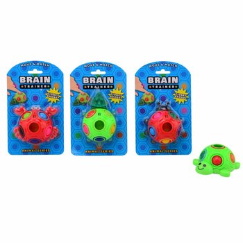 ของเล่นบีบมือ Fidget - เกมฝึกสมองรูปสัตว์บนการ์ด (12 ชิ้น)