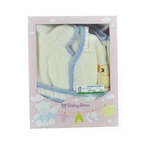 เสื้อคลุมอาบน้ำเด็ก BABY BOW สีเหลือง / น้ำเงิน