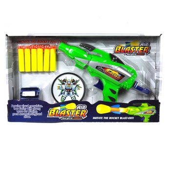 ปืน Air Blaster พร้อมลูกดอกและเป้า (2 กระบอก)