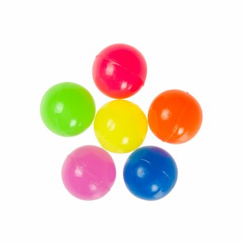 ลูกบอลกระเด้งสีนีออนคละสี &Oslash; 3.2 ซม. (50 ชิ้น)