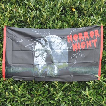 ป้ายแบนเนอร์ Horror Night ขนาดใหญ่ 150 x 90 ซม. (7 ชิ้น)
