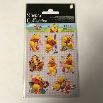แผ่นสติกเกอร์: ดิสนีย์ หมีพูห์, ขนาด 16 x 9 ซม. (10 ชิ้น)