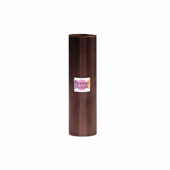 ม้วนผ้าออร์แกนซ่า - 28 ซม. x 25 เมตร - สีช็อกโกแลตบราวน์ (1 ชิ้น)