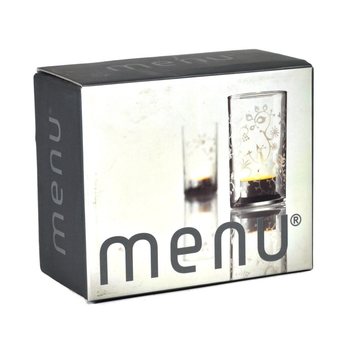 MENU - เชิงเทียนทีไลท์ลายฝ้า ชุด 2 ชิ้น (1 ชุด)