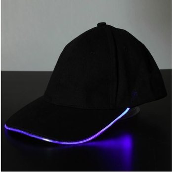 หมวก LED เรืองแสง / หมวกปาร์ตี้ - สี: ม่วง (12 ชิ้น)